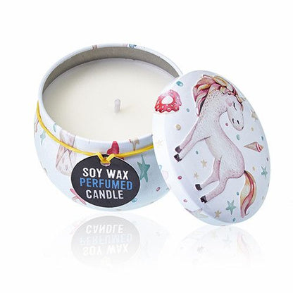 Moonstone Art Tin Candle - Assorted Unicorn Designs