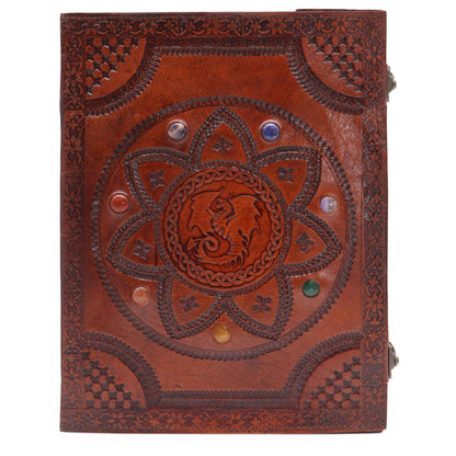 Huge Tome Book - Chakra Stones Dragon Mandala 100 Pages - 34x25cm