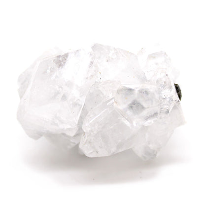6x White Apophyllite Clusters 20-30mm