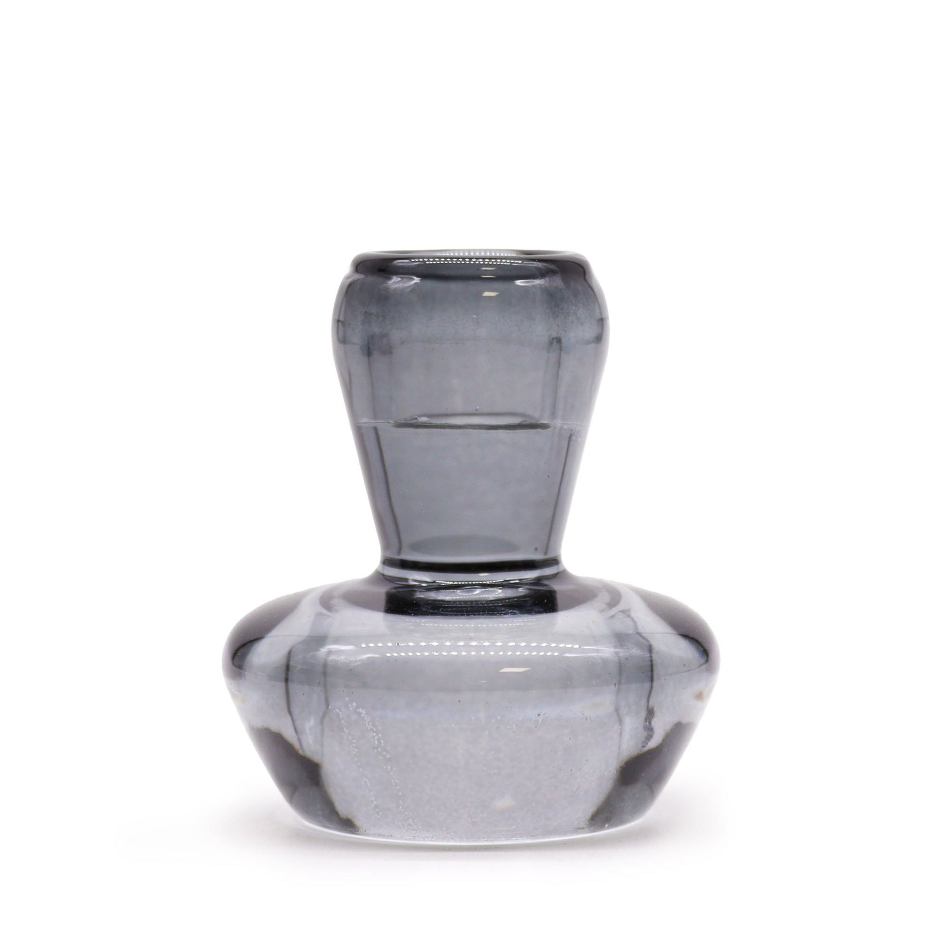 Pair of Mushroom Flip Dinner Candle / Tealight Holders - Midnight Grey