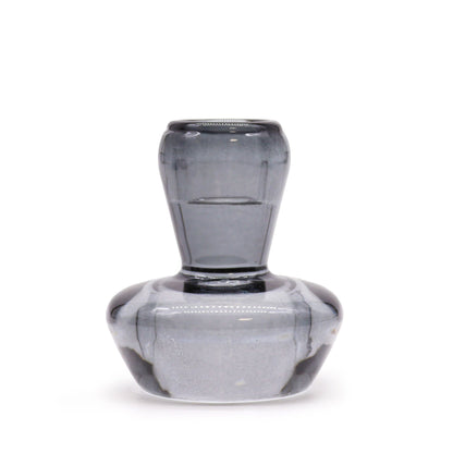 Pair of Mushroom Flip Dinner Candle / Tealight Holders - Midnight Grey