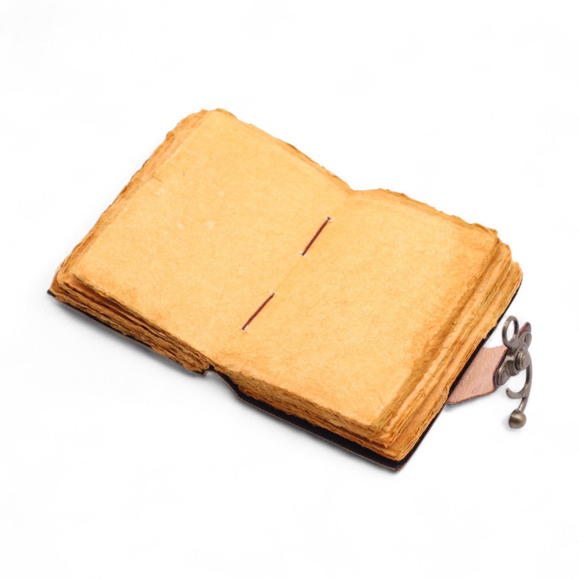 Fat Deckled Leather Notebook – The Book of Untold Stories – 15x10cm