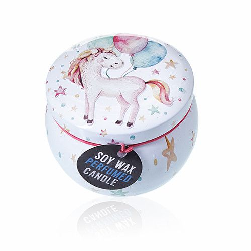 Moonstone Art Tin Candle - Assorted Unicorn Designs