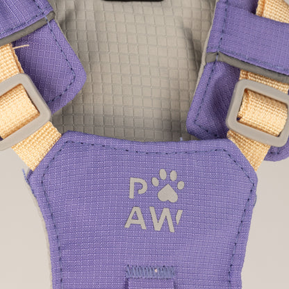 PAW - XS (2-4Kg) Dog Step-in Guardian Harness with Reflective Mesh - Lavender - Amethyst Charm