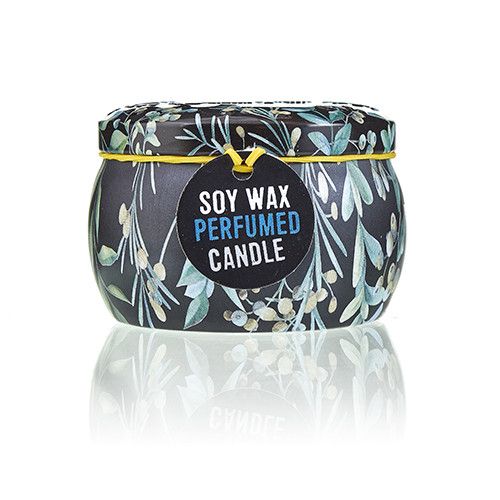 Tea & Rose Art Tin Candle - Assorted Design