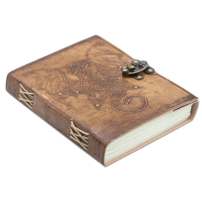 Leather Dragon Notebook - 20x15.5cm