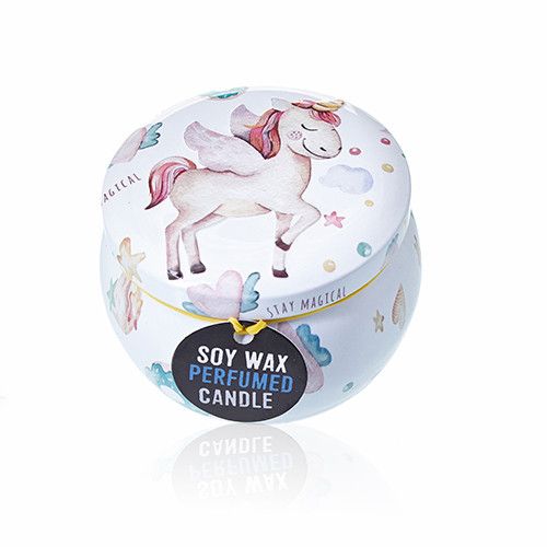 Moonstone Art Tin Candle - Assorted Unicorn Designs