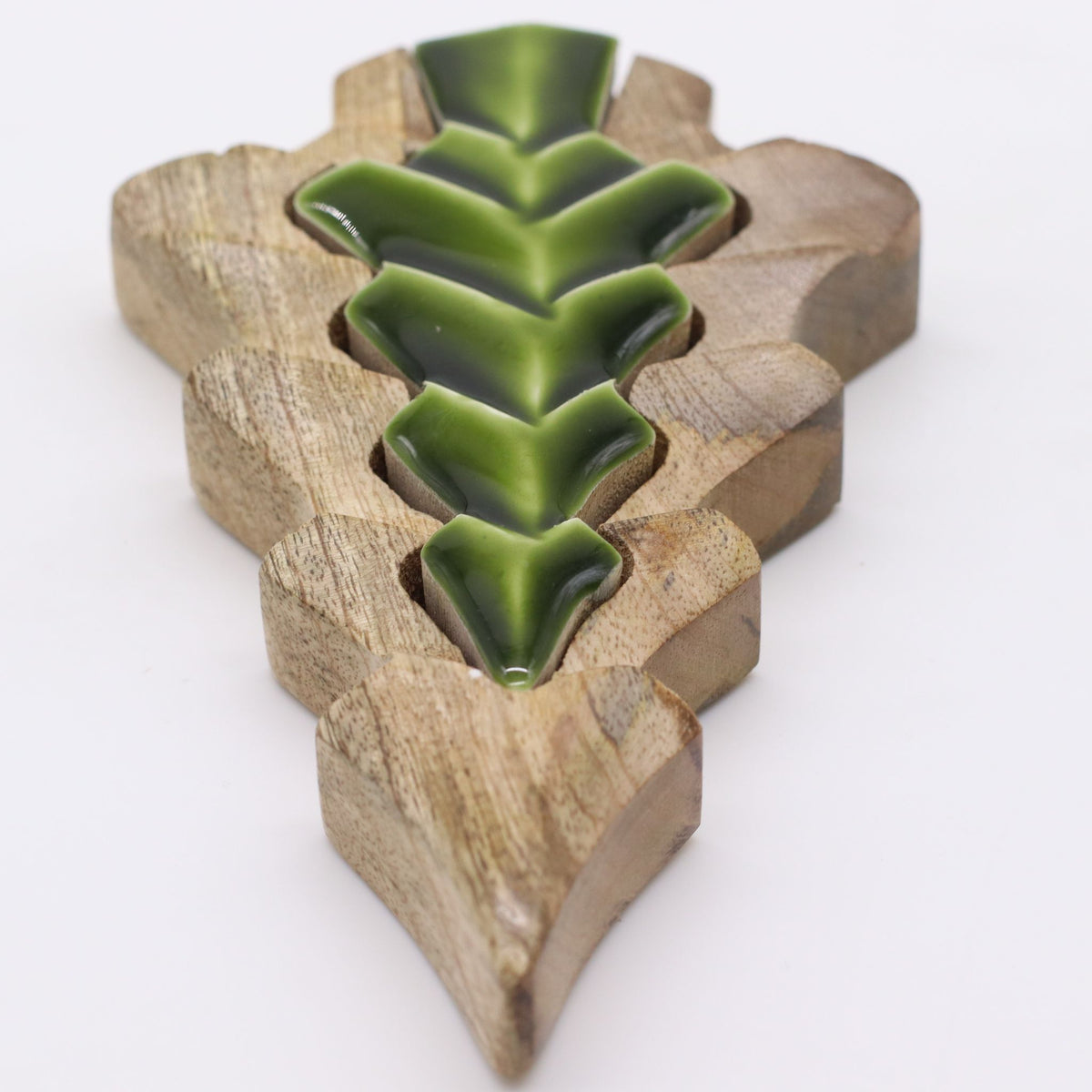 Lost in the Forrest - Small Tree in a Tree Wooden Decoration - 15x10cm