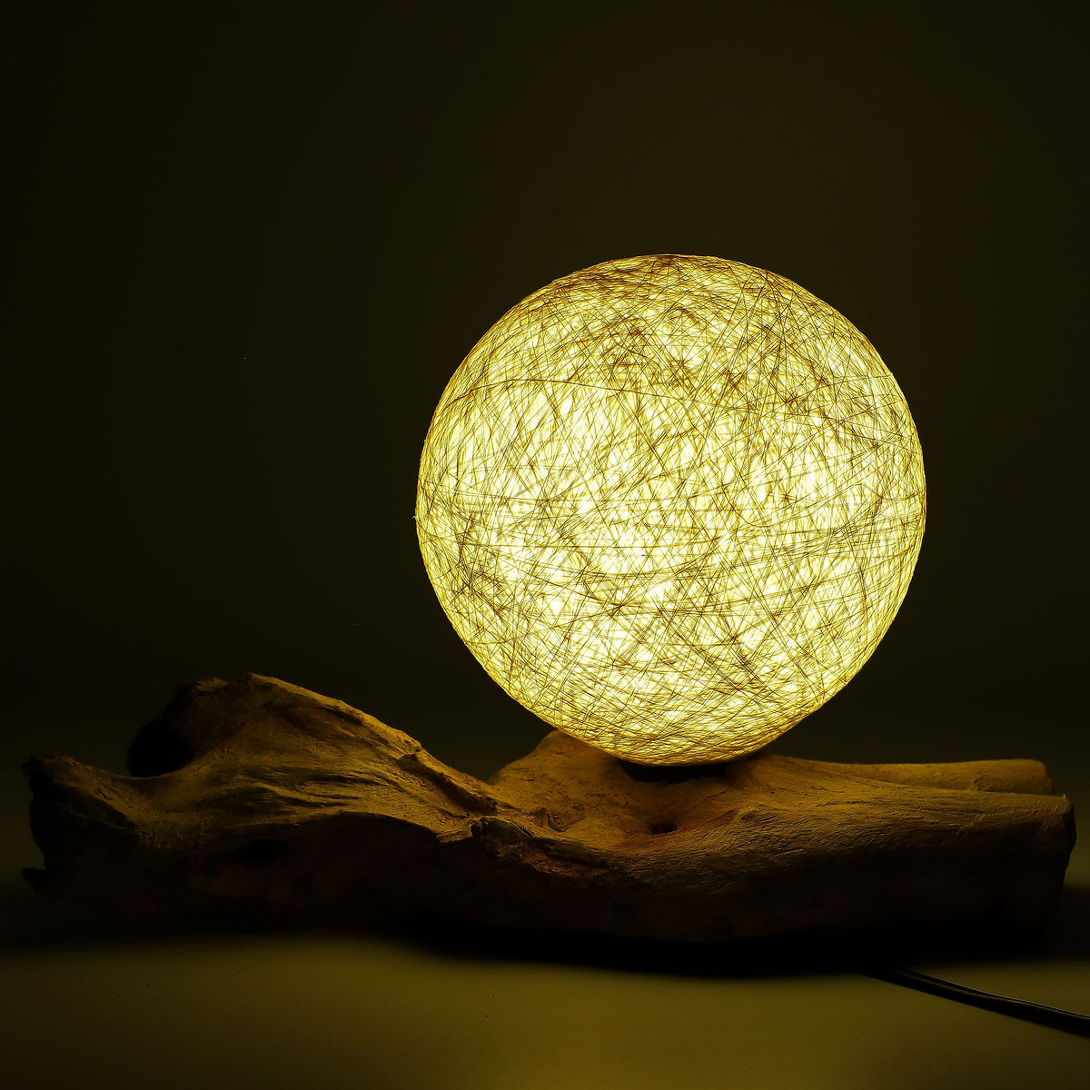 DriftGlow Lamp Cotton Wrap Cream Shade