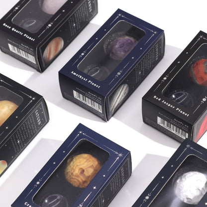 JUPITER - Amethyst Planet on a Goldstone Stand