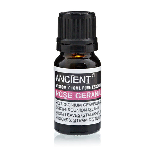 10 ml Rose Geranium Essential Oil bottle