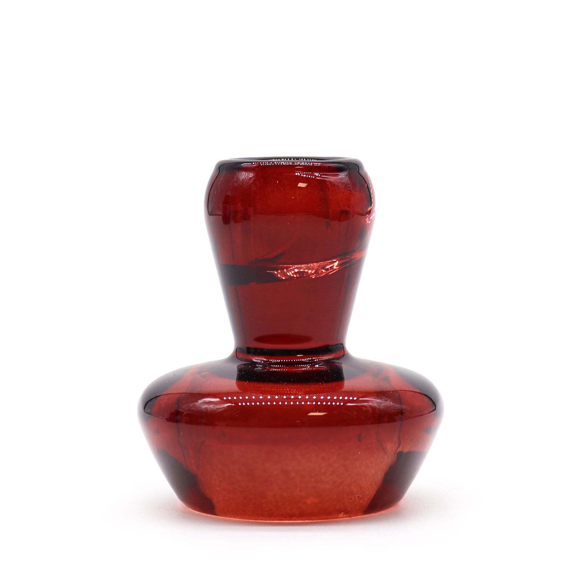 Pair of Mushroom Flip Dinner Candle / Tealight Holders - Vampire Red