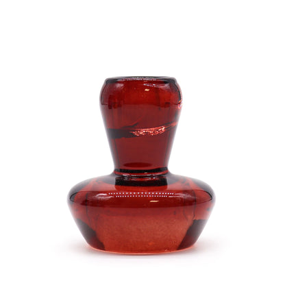 Pair of Mushroom Flip Dinner Candle / Tealight Holders - Vampire Red