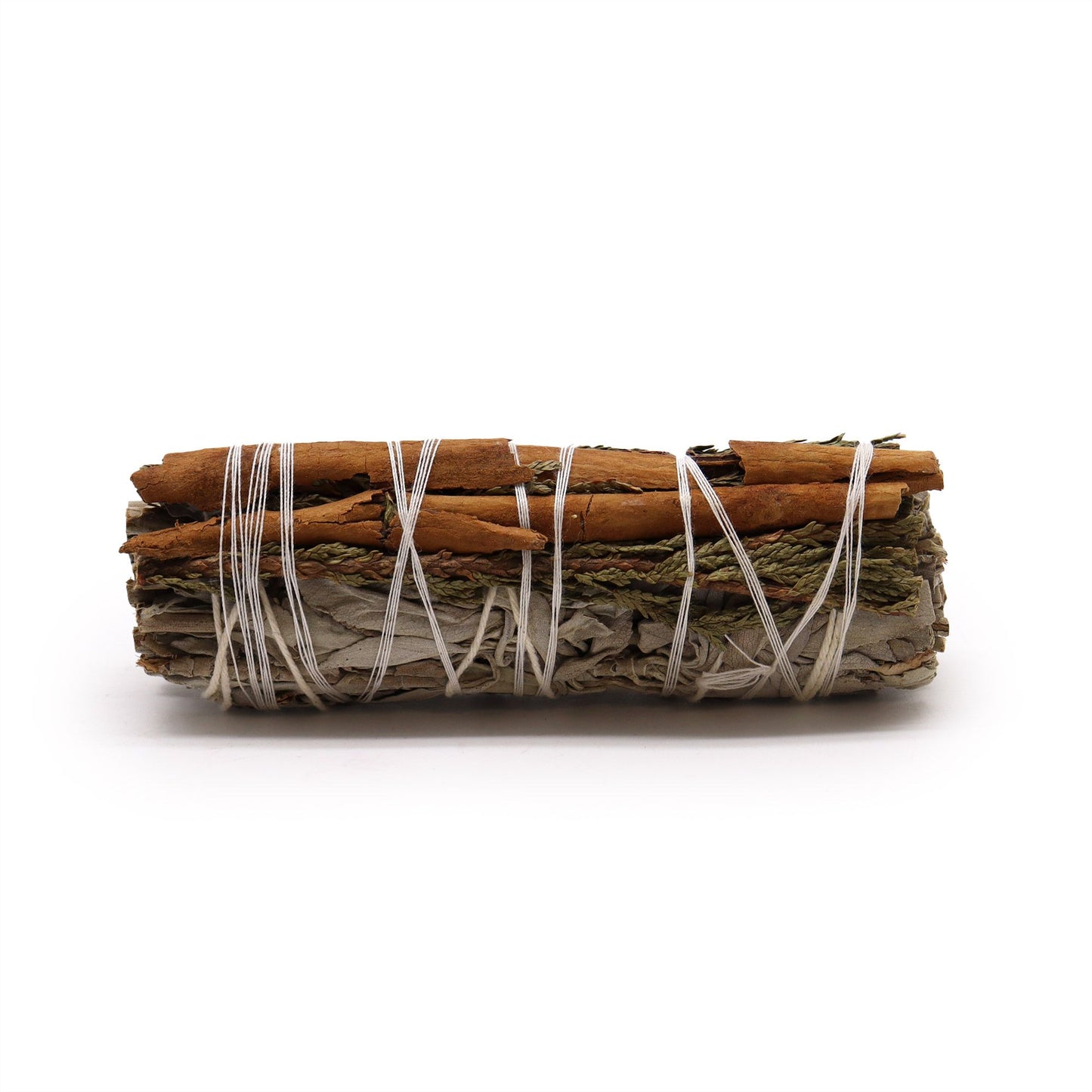 White Sage, Cedar & Cinnamon Smudge Stick 10cm