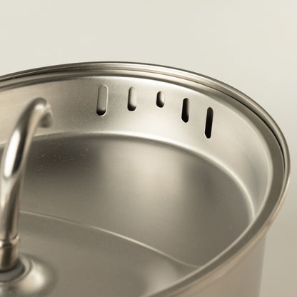 PAW Food Bowls - Electric Water Fountain 2.5 Liter - USB - Stainless Steal (304)