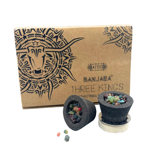 Banjara Smudge & Resin Cups - Three Kings