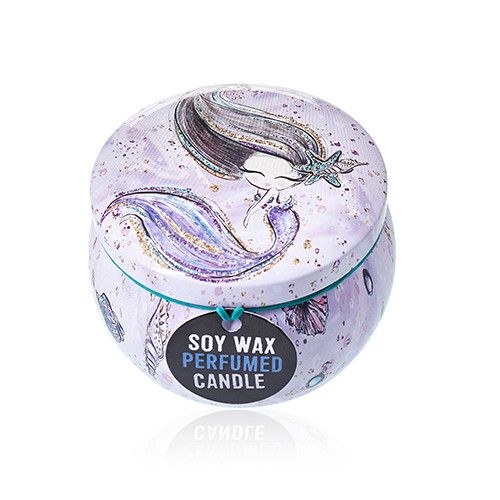 Raspberry Art Tin Candle - Assorted Sea Life Designs