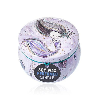 Raspberry Art Tin Candle - Assorted Sea Life Designs