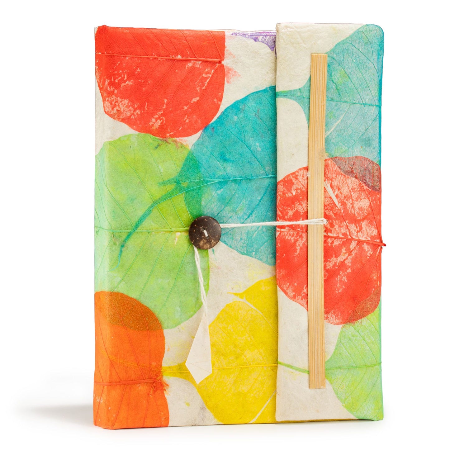 Lokta Colorful Leafs Notebook – Large