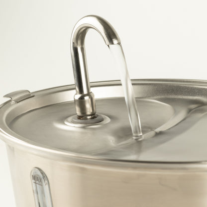 PAW Food Bowls - Electric Water Fountain 2.5 Liter - USB - Stainless Steal (304)