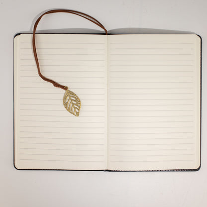 A5 Intention Note Book - LCD Wipe Screen - Black Leather Effect - 80 Leafs