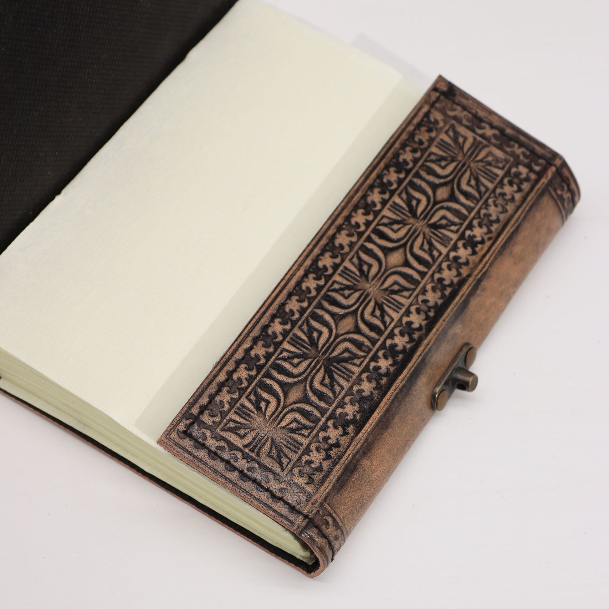 Hamsa - Esoteric Notebook - Antique Grey - 200 pages Stich Edge- 17.5x12.5cm