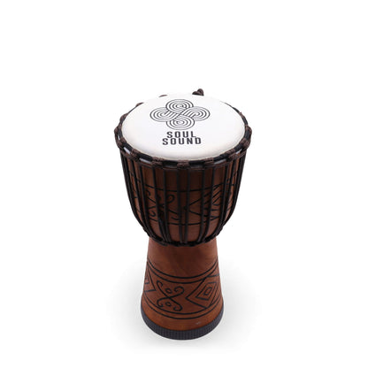 Medium Pro Djembe Drum - Soul Sound (low) - Medium 40cm (18cm Dia)