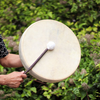 Spirit of the Bear - Shaman Drum & Stick- Tunable - 40cm