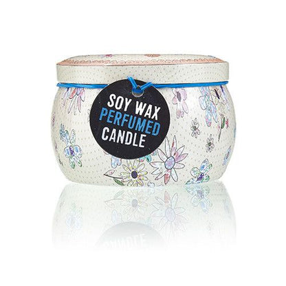 Parma Violet Art Tin Candle - Assorted Design