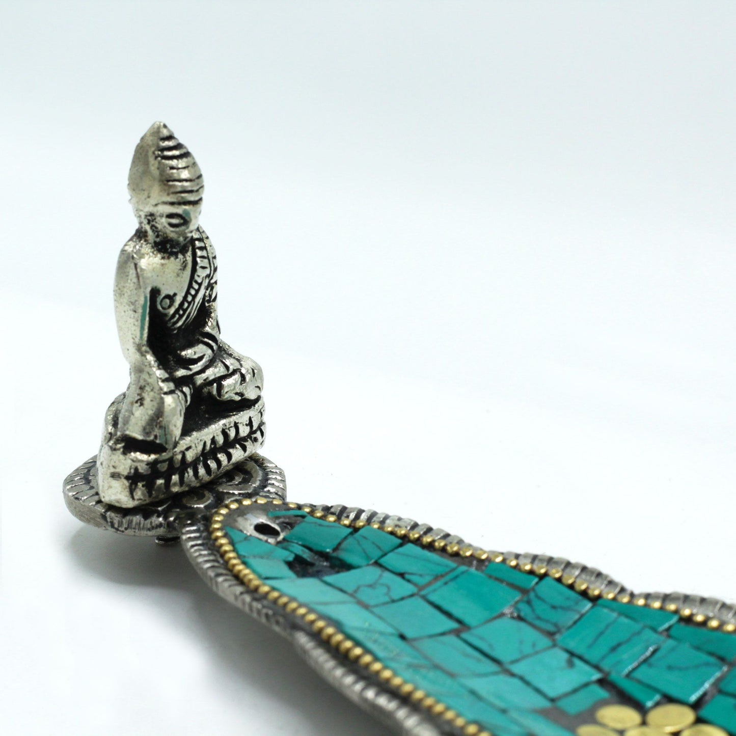Buddha Long Leaf Tibetan Incense Holder