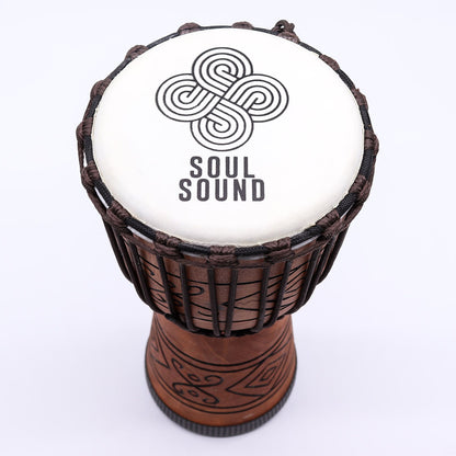 Medium Pro Djembe Drum - Soul Sound (low) - Medium 40cm (18cm Dia)