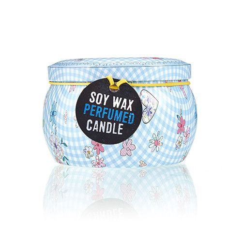 Parma Violet Art Tin Candle - Assorted Design