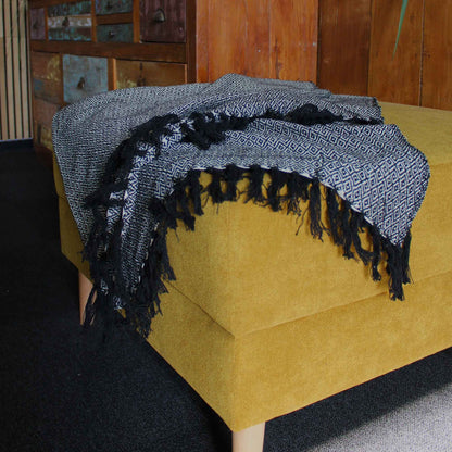 Boho Comfort Throws - Charcoal