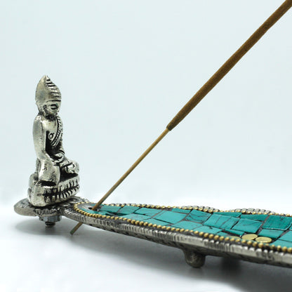 Buddha Long Leaf Tibetan Incense Holder