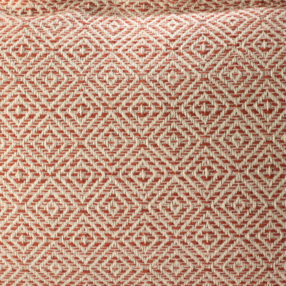 Classic Cushion Cover - Burgundy Squares- 30x50cm - Lumber Style