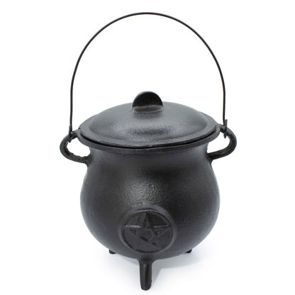 Extra Huge Cast Iron Cauldron with Pentagon 23x18cm