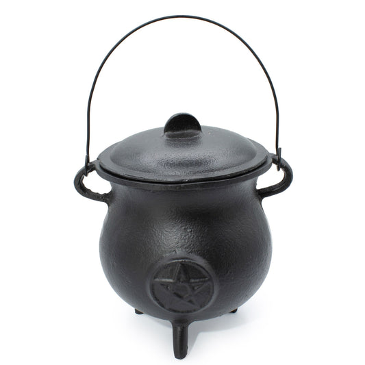 Extra Huge Cast Iron Cauldron with Pentagon 23x18cm