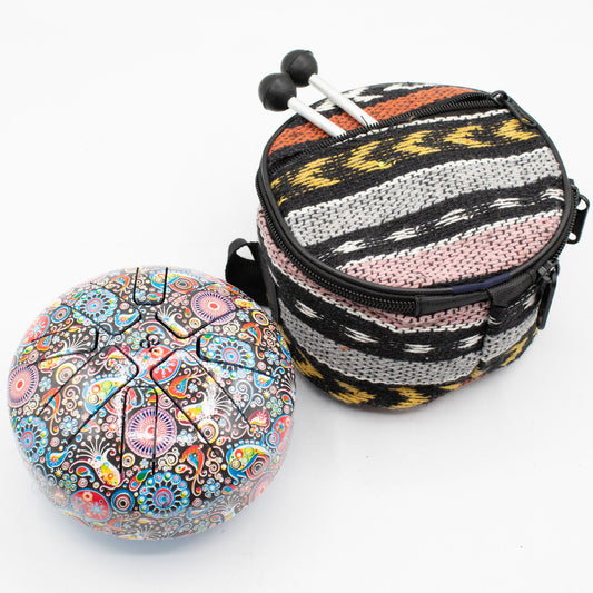 Small HAPI Drum Multi Coloured - 13x9cm