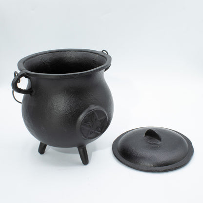 Extra Huge Cast Iron Cauldron with Pentagon 23x18cm