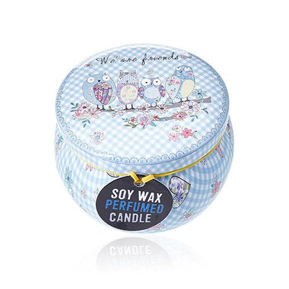 Parma Violet Art Tin Candle - Assorted Design