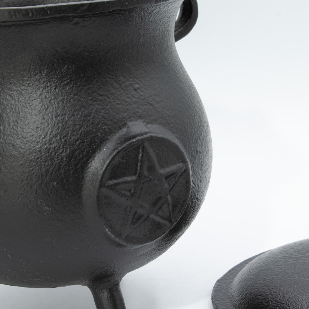 Extra Huge Cast Iron Cauldron with Pentagon 23x18cm