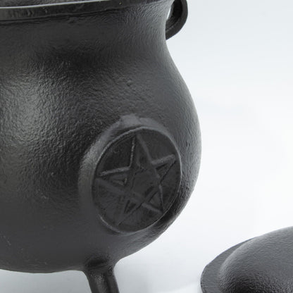 Extra Huge Cast Iron Cauldron with Pentagon 23x18cm