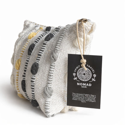 Hippie Knot Indian Jacquard Toiletry Bag