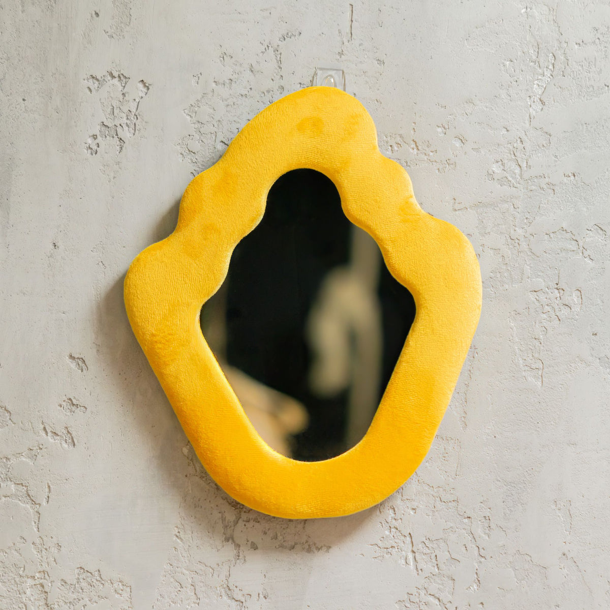 Soft Squiggly Mirror – Flame – Marigold (23x27.5x2.3cm)