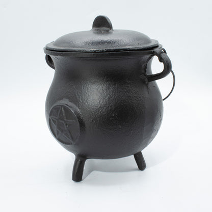 Extra Huge Cast Iron Cauldron with Pentagon 23x18cm