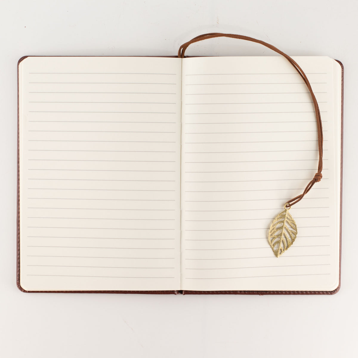 A5 Intention Note Book - LCD Wipe Screen - Brown Leather Effect - 80 Leafs