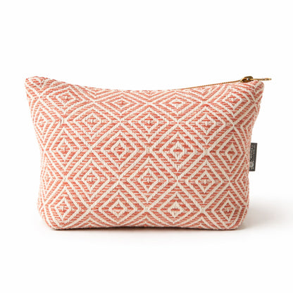 Coral Maze Indian Jacquard Toiletry Bag