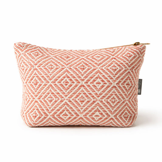 Coral Maze Indian Jacquard Toiletry Bag