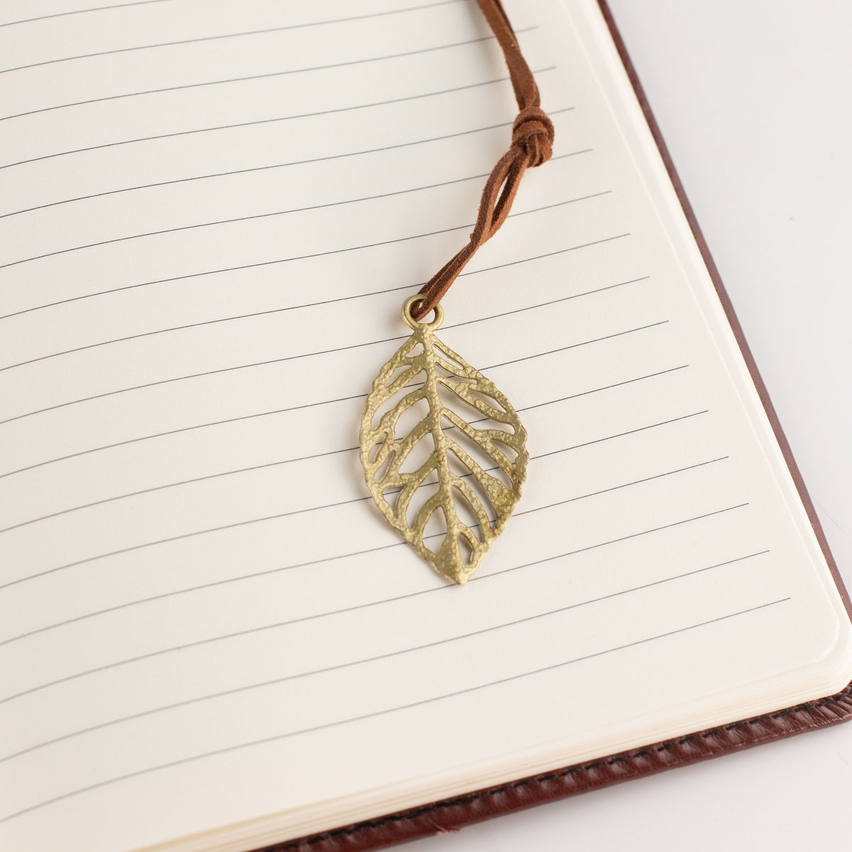 A5 Intention Note Book - LCD Wipe Screen - Brown Leather Effect - 80 Leafs