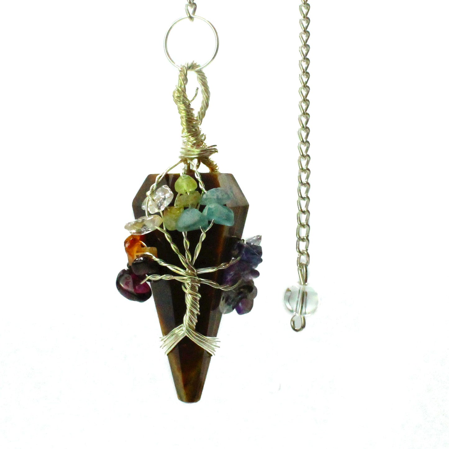 Magic Pendulum - Seven Chakra - Tiger's Eye